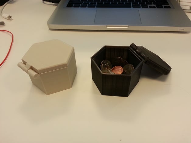 Hex Box with lid