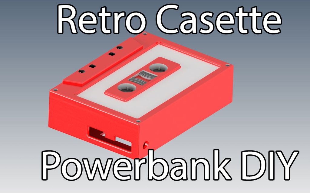 Powerbank DIY Casette Tape Retro