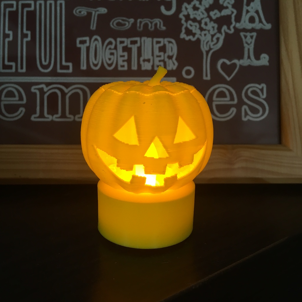 Jack-O-Lantern (Hollow with removable cap.)