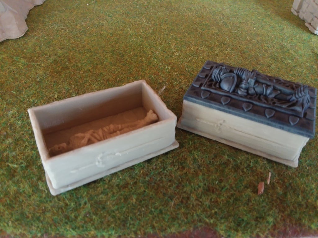 Hero Quest Coffin Base replacement