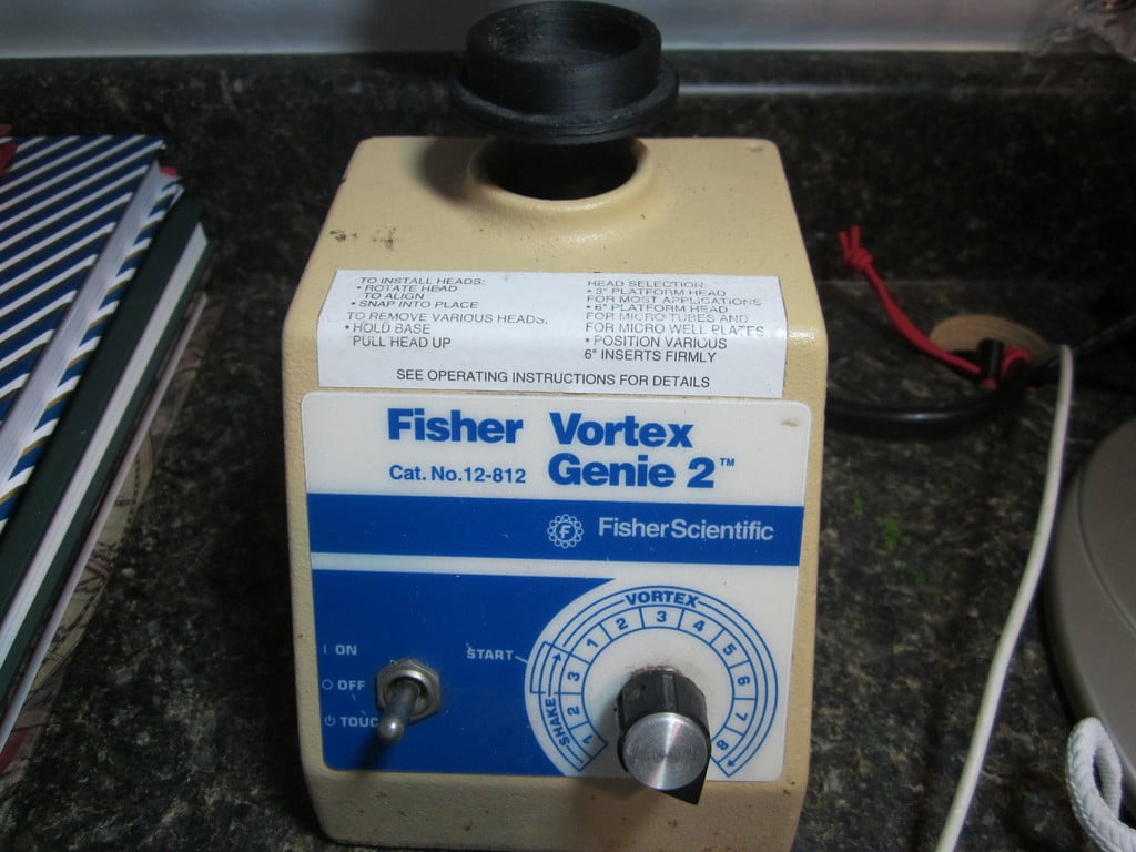 Craft paint adapter for Fisher Genie Vortex 2 mixer