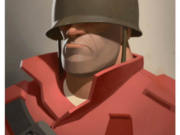 Team Fortress 2 Soldier Head