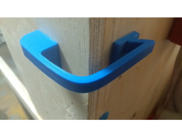 Door latch for wooden enclosure