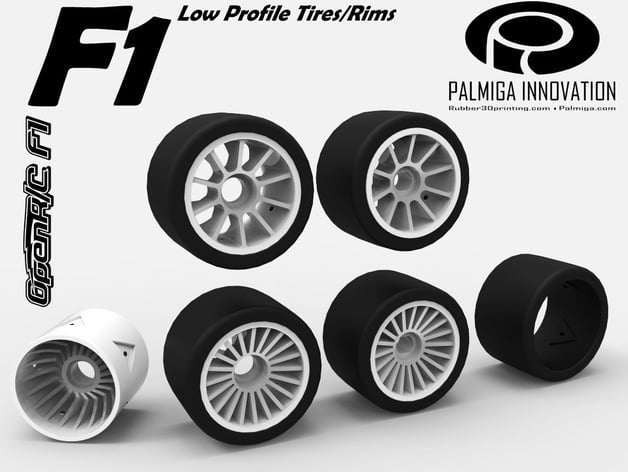 Low Profile Tires/Rims for OpenR/C F1 car