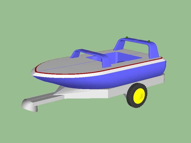 Playmobil 123 compatible speedboat