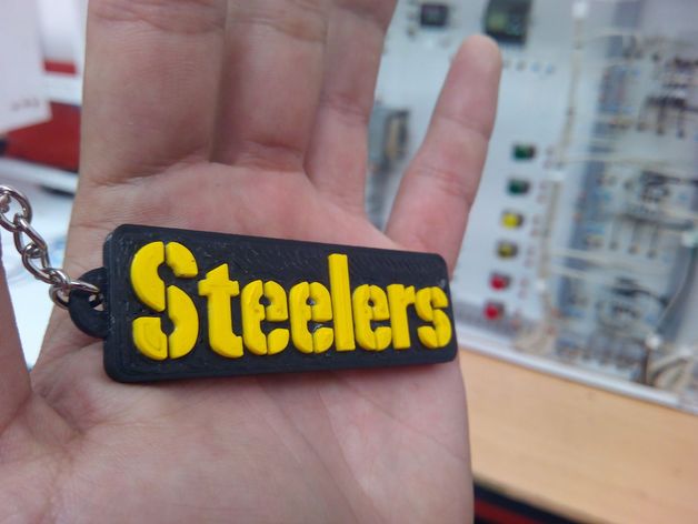 Steelers keychain