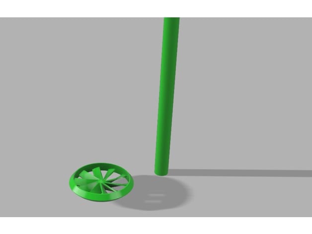 Air Powered Spinning Top