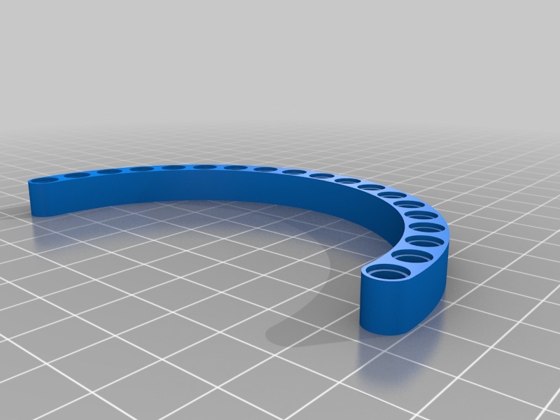 Curved beam 19 holes 10 degrees for LEGO Technic