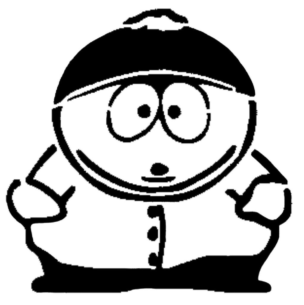 Eric Cartman stencil