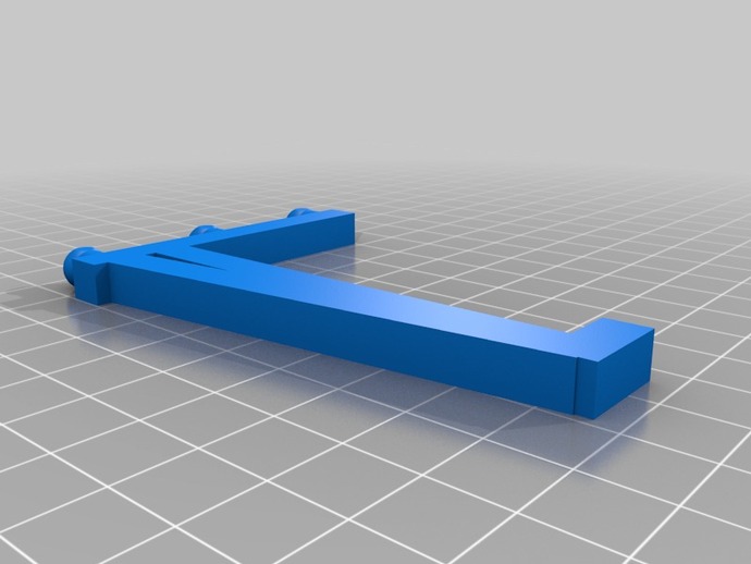 80mm Shelf with hook from "The ultimate PEG board accessory creator"
