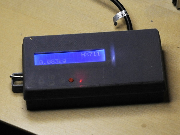 Weight display based on Arduino Uno and LCD shield
