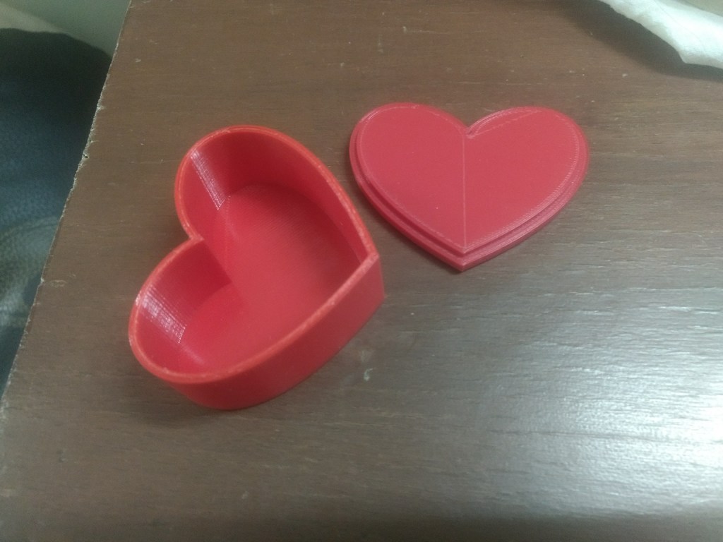 Heart shaped container