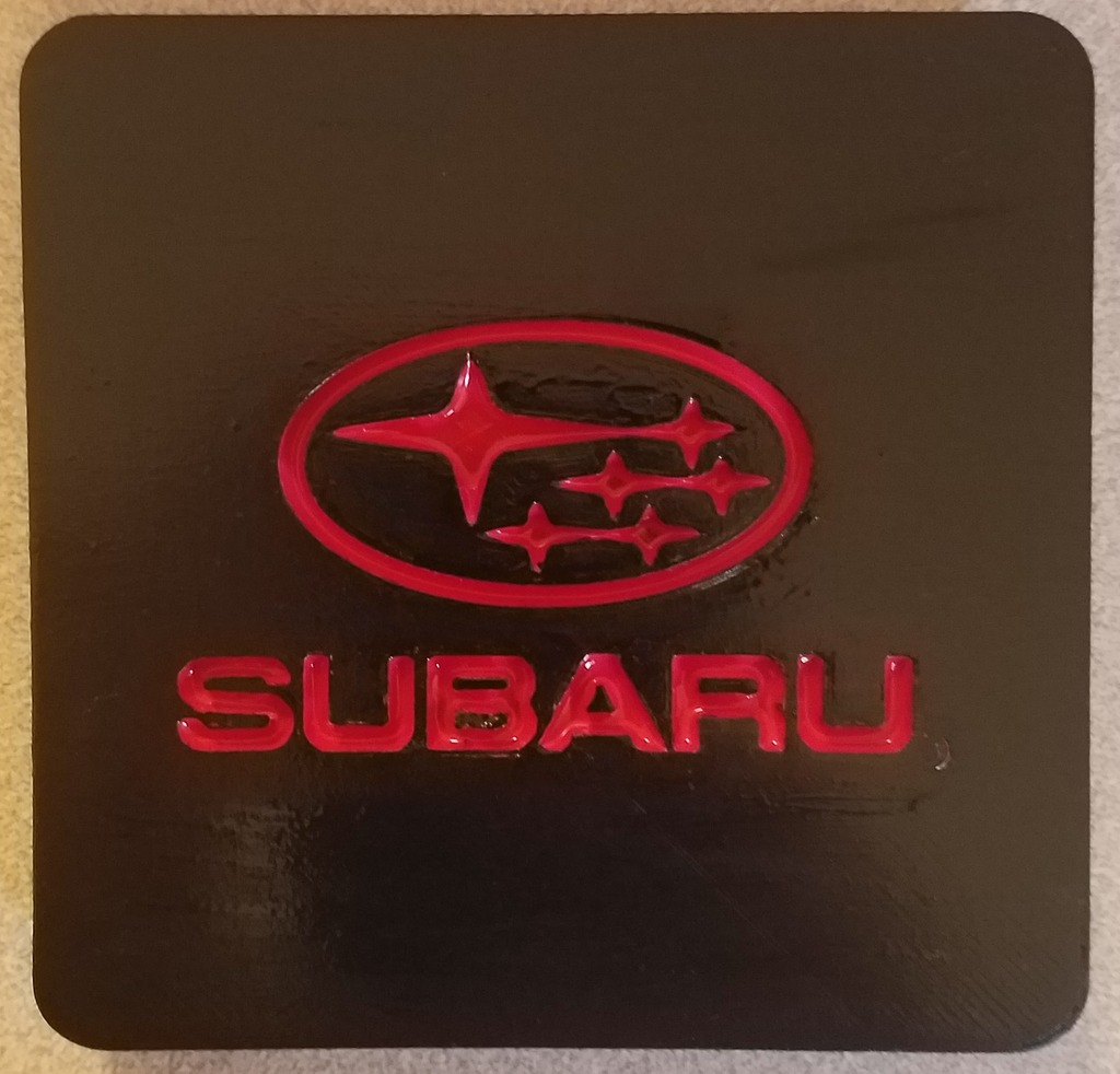 Subaru hitch plug cover