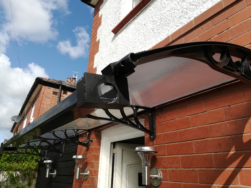 Gutter clips for canopy