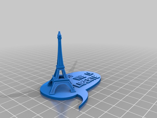 For Paris, #3D print & Share