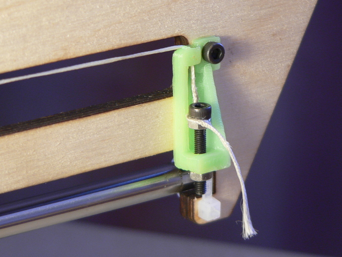 Printrbot Simple Y axis string tensioner