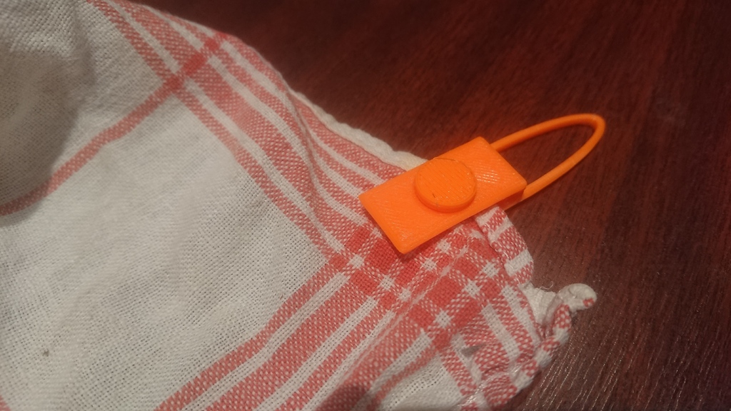 Screwable towel (cloth) clip