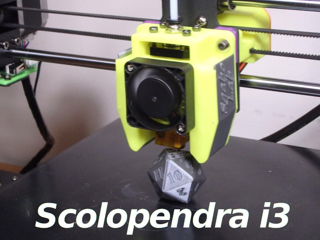 E3Dv5 - Scolopendra i3 Cooler for i3mega and other 