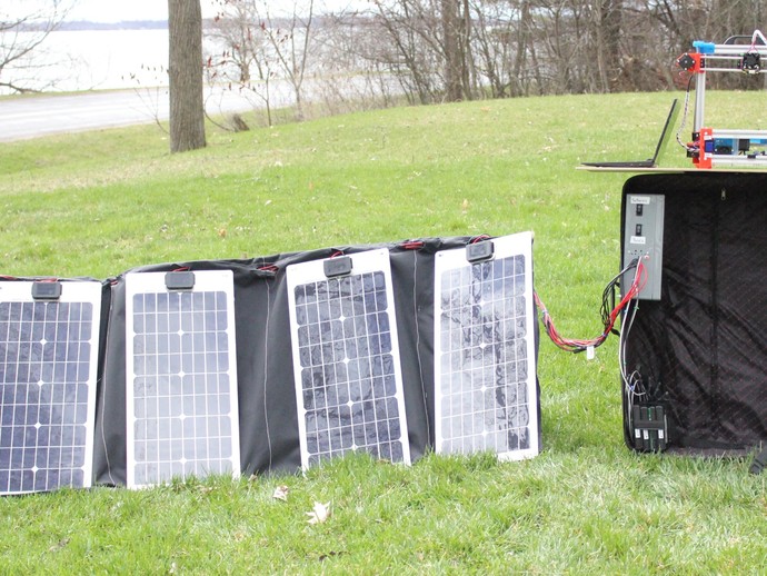 Portable Solar Powered 3D Printing System