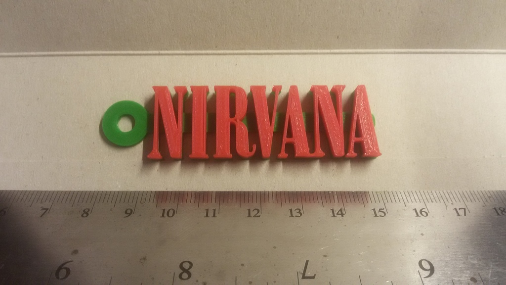 Nirvana Logo Keychain