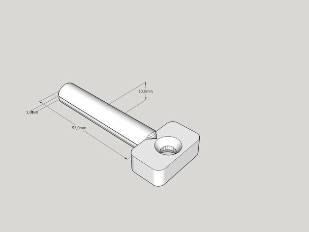 A tube squeezer for aluminum tubes