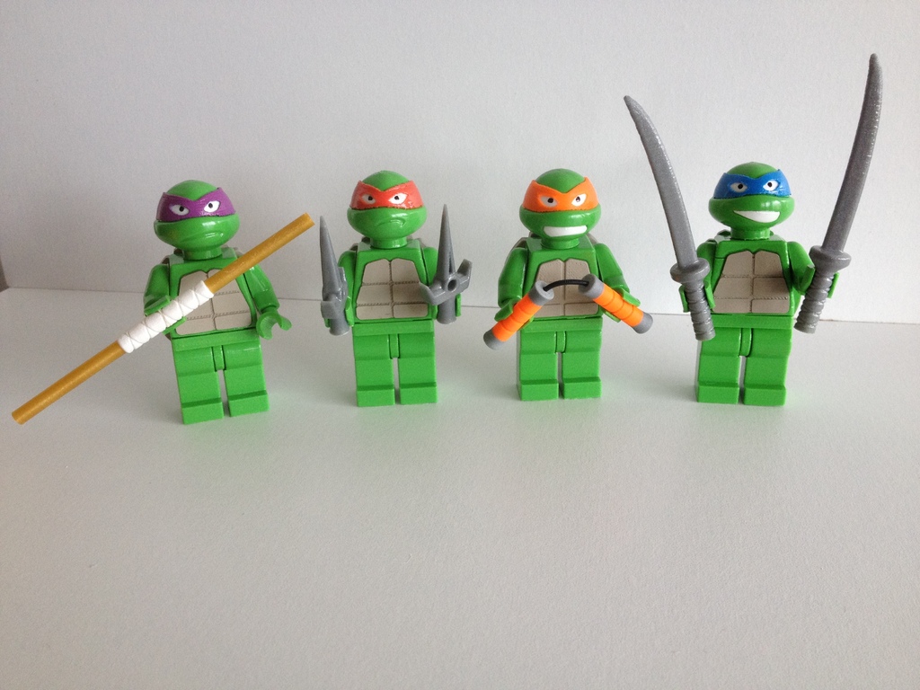 Lego ninja turtle for lego duplo