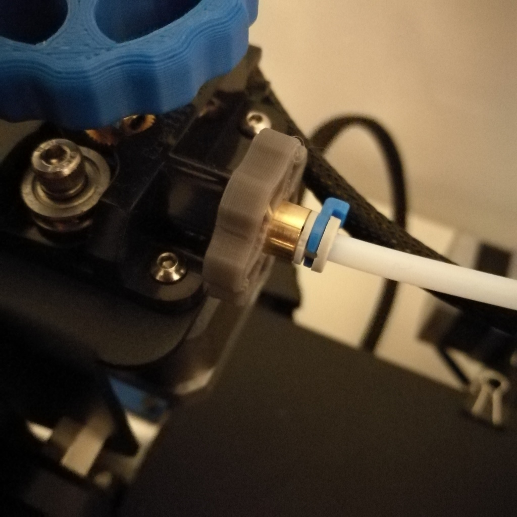 Ender 3 - Bowden Coupler Knob for easier filament change