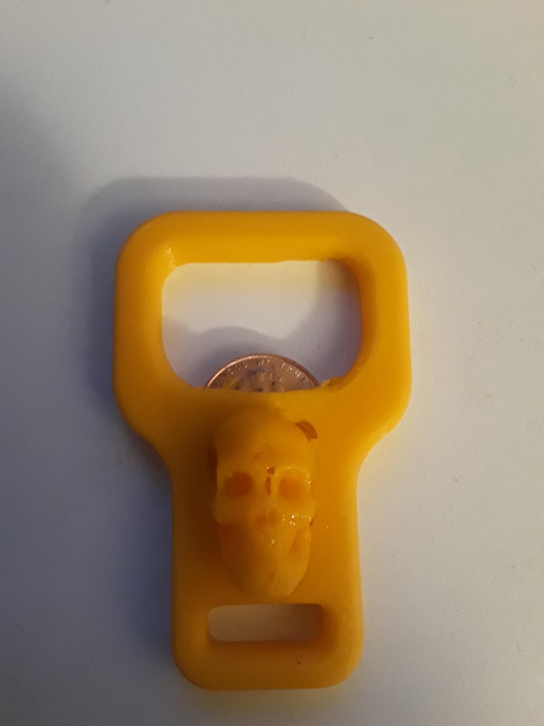 3D Skull Penny Bottle Opener