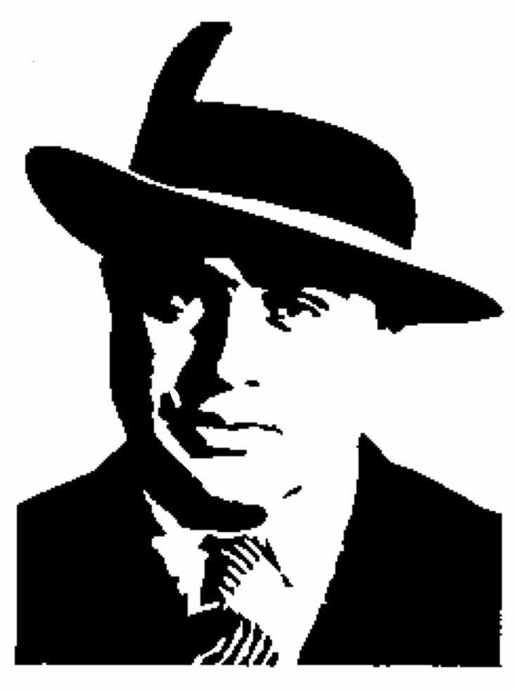 Al Capone stencil