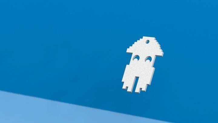 Mario Squid Keychain