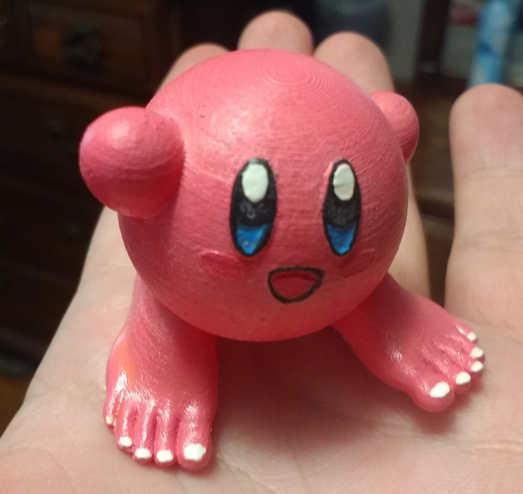 Kirby with no shoes