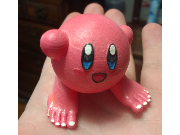 Kirby with no shoes by SnickerdoodleFP - Thingiverse