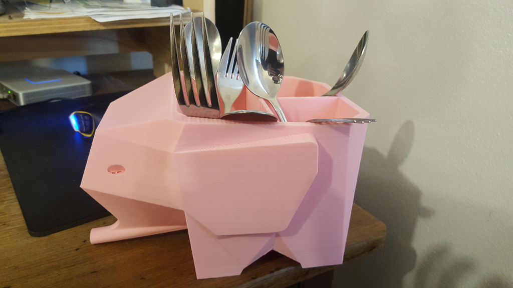 Bigger Elephant Cutlery Strainer - No Support - With or Without Divider