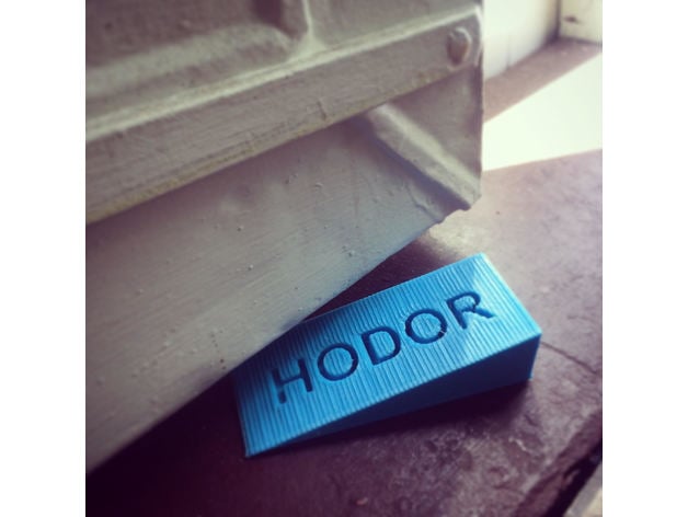 Hodor Door Stop Game Of Thrones Https3Dprint.Com136169Ten3Dprintablethingshodor