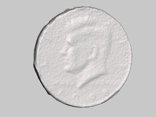 Kennedy 50 Cent Coin, NextEngine Scan