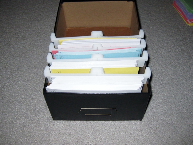 Notecard/Picture Box and Dividers