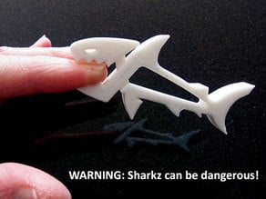 SHARKZ... Fun Multipurpose Clips / Holders / Pegs with moving jaws that bite!