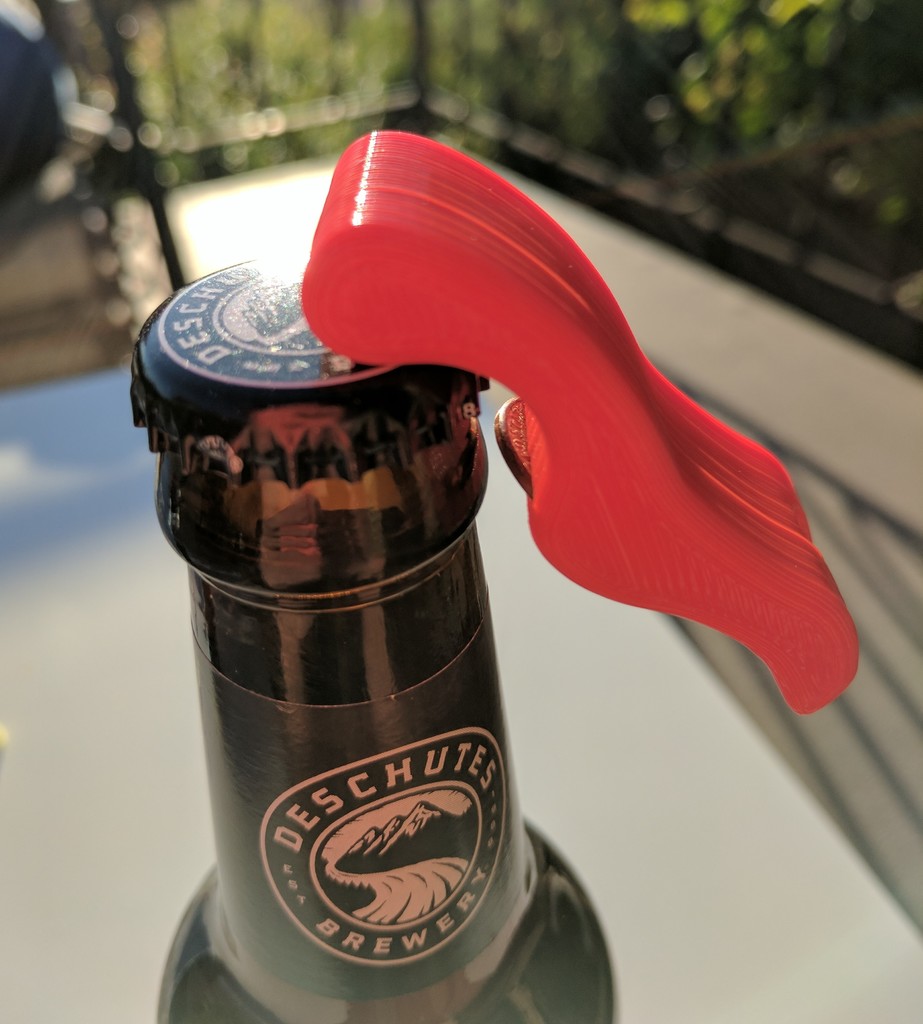 Penny Bottle Opener with Embedded Magnet