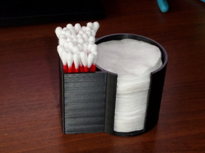 Cotton pad&stick dispenser 3D model