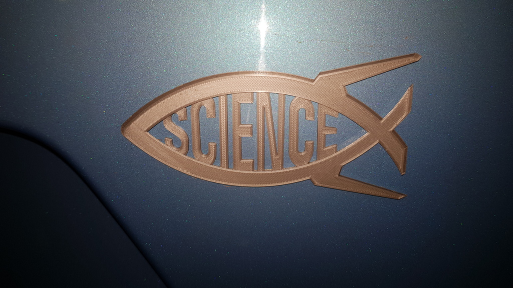 Ichthys Science bumper emblem