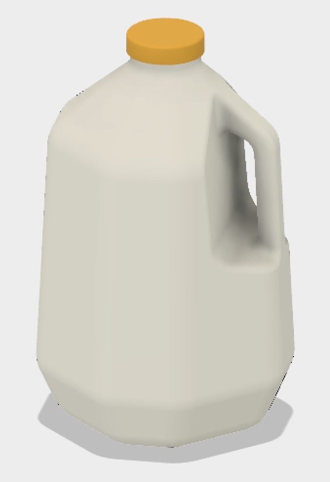 Gallon milk jug - hollow
