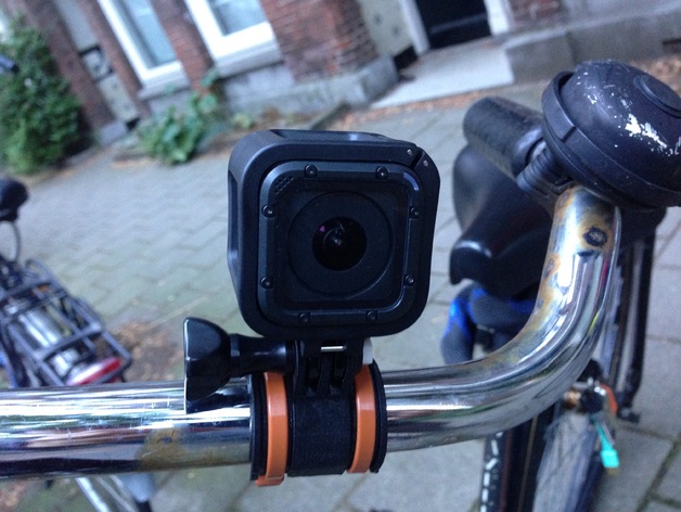 GoPro zip tie bike mount