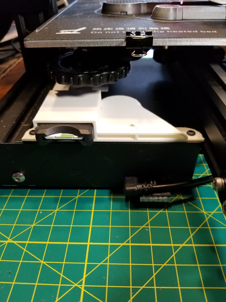 Ender 3 SD Card Adapter Holder and Fan Cover for Control Box