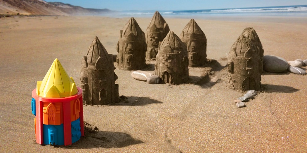 Customizable Sand Castle Mold