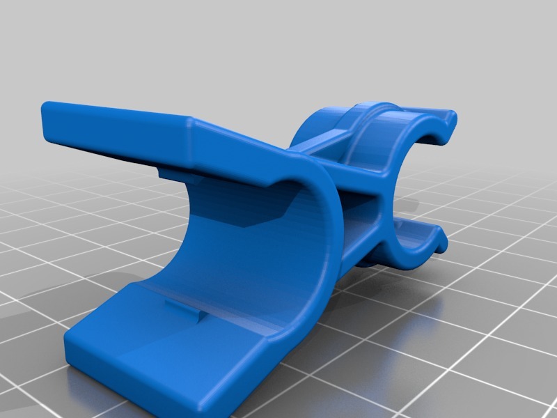 Folding table clip