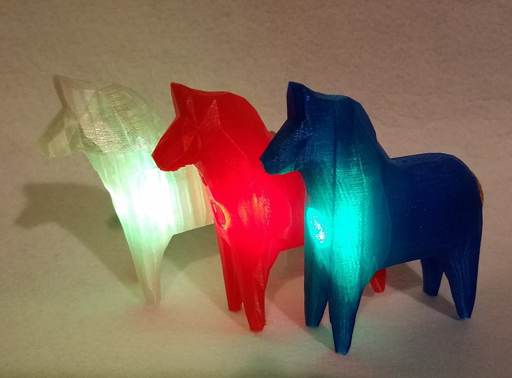Dala Horse with Rechargeable LED