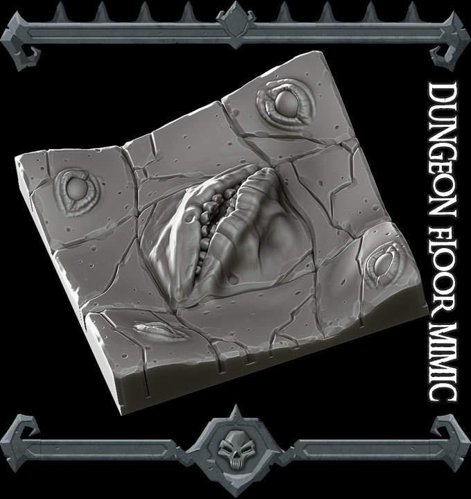 Dungeon Floor Mimic (for Tilescape Dungeons Set) Sign Up for our Newsletter!!!!