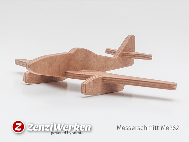 Messerschmitt Me 262 simplified cnc/laser