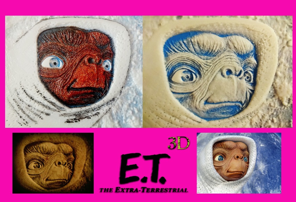 E.T dibujo 3D 