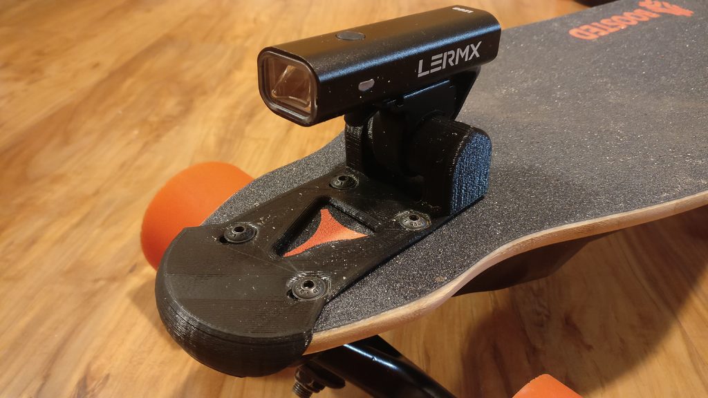 Boosted Board Bashguard + Bicycle Light Attachment 